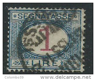 Italia 1890/4 Usato - Segnatasse £ 1 VEDI SCAN - Segnatasse