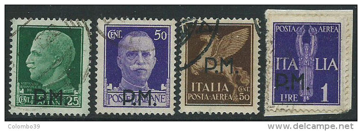 Italia 1942 PA Usato - Posta Militare 4v Non Completa - Posta Militare (PM)