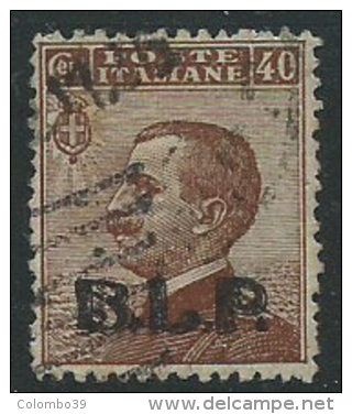 Italia 1922/3 BLP Usato - Buste Lettere Postali 40c II Tipo Ben Centrato - Francobolli Per Buste Pubblicitarie (BLP)