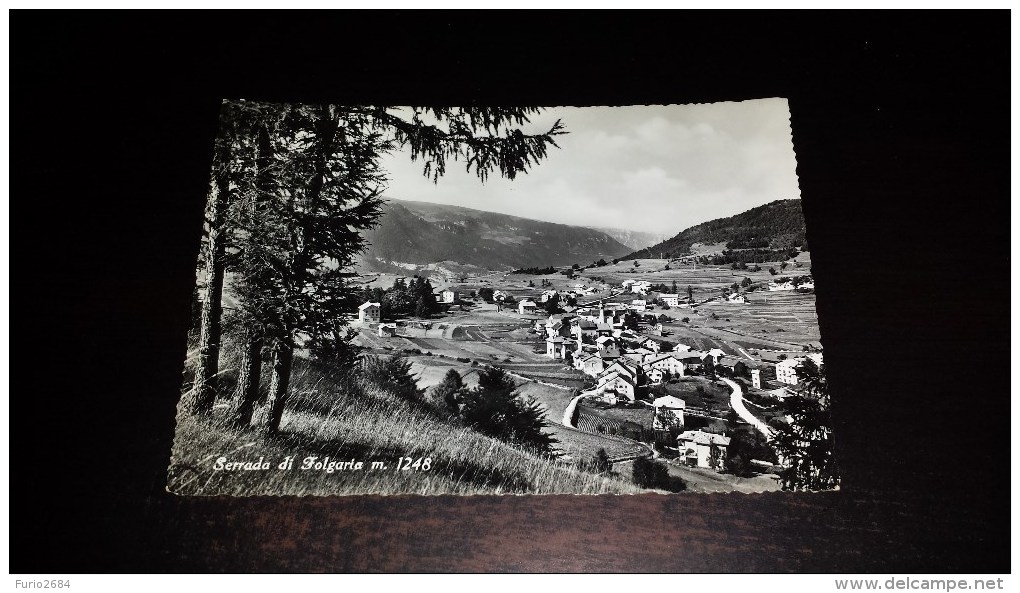 C-19071 CARTOLINA SERRADA DI FOLGARIA M.1248 - PANORAMA - Trento