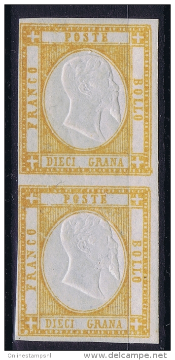 Italy:  Mi Nr 6, Pair Nice Centered MNH/** - Ungebraucht