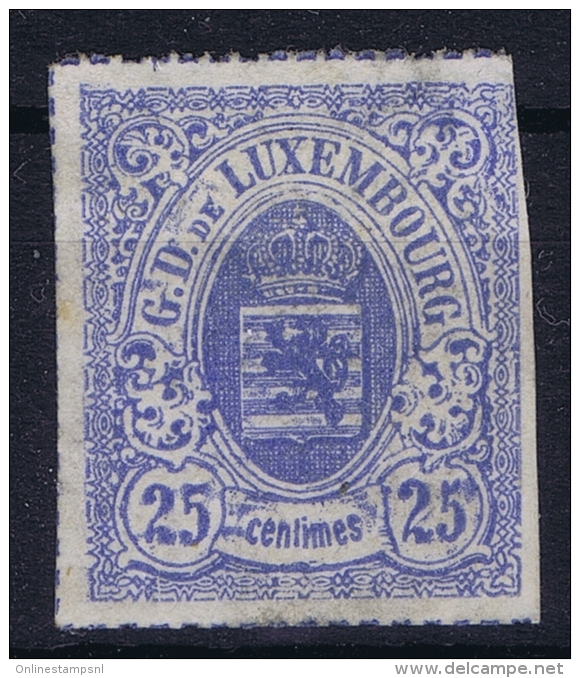 Luxembourg: 1865 Yv Nr 20 Not Used (*) - 1859-1880 Stemmi