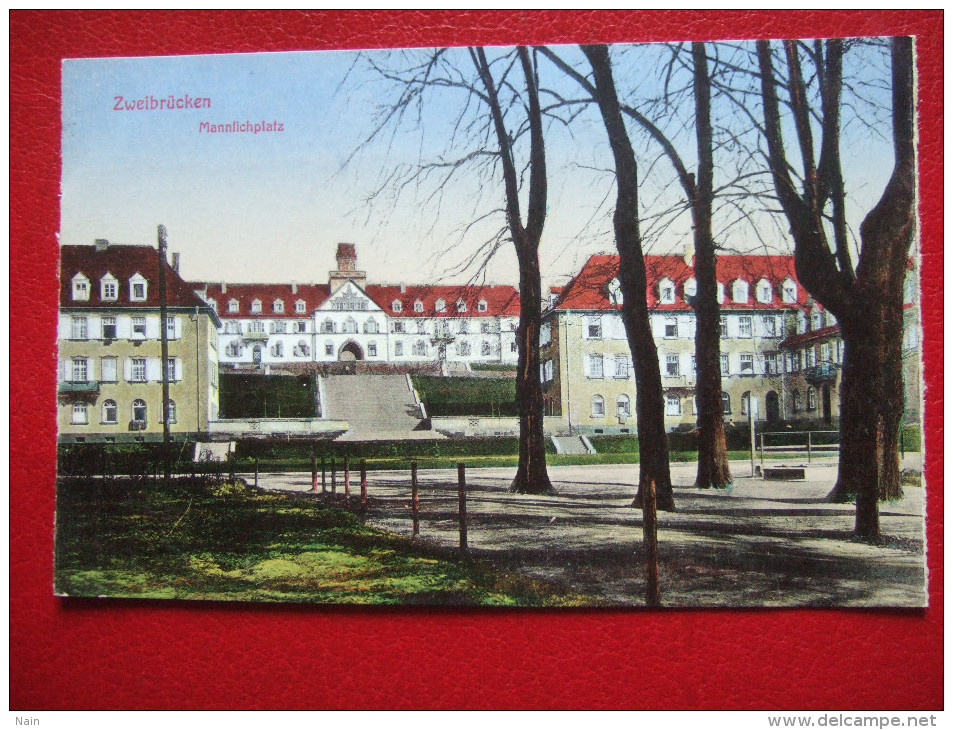 ALLEMAGNE - ZWEIBRÛCKEN - ZWEIBRUECKEN - MANNLICHPLATZ - - Zweibruecken