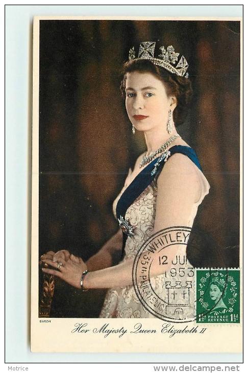 QUEEN ELISABETH II  - Carte Maximum. - Cartes-Maximum (CM)