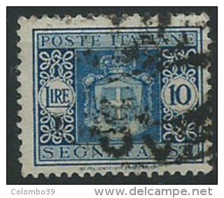 Italia 1945 Luogotenenza/Regno Usato - Segnatasse £10 - Taxe