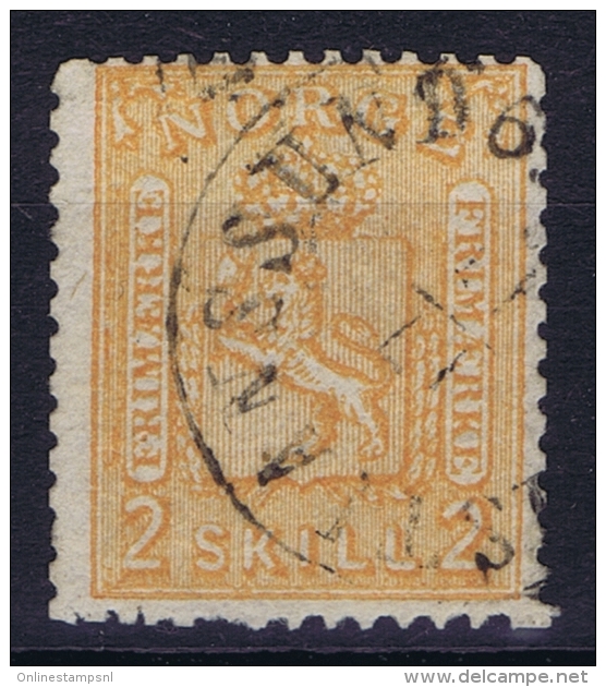 Norway: Yv Nr 12 1867 Used - Gebruikt