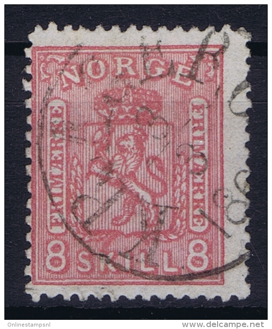 Norway: Yv Nr 15  Mi Nr 15 1867 Used - Gebruikt