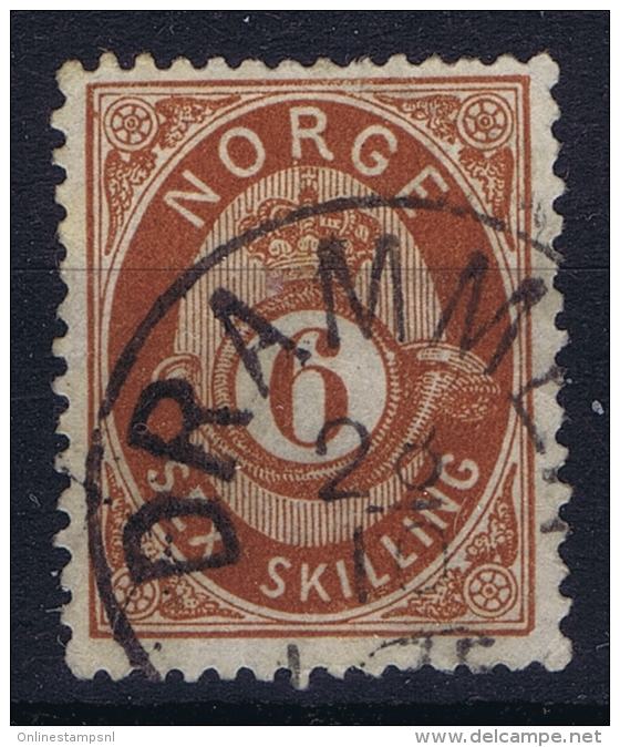 Norway: Yv Nr 20  Mi Nr 20 1872 Used - Gebruikt