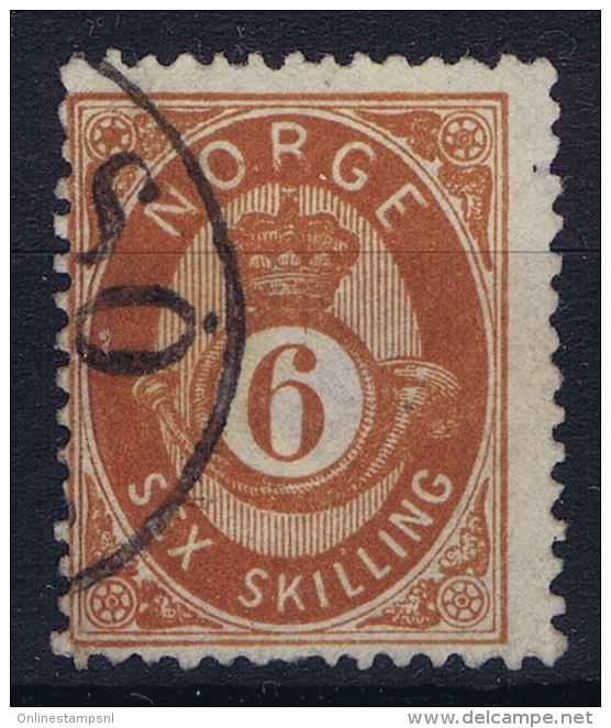 Norway: Yv Nr 20  Mi Nr 20 1872 Used - Gebraucht