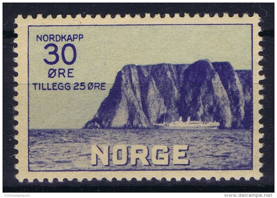 Norway: Yv Nr 153  Mi Nr 161 MH/*  1930 - Ongebruikt