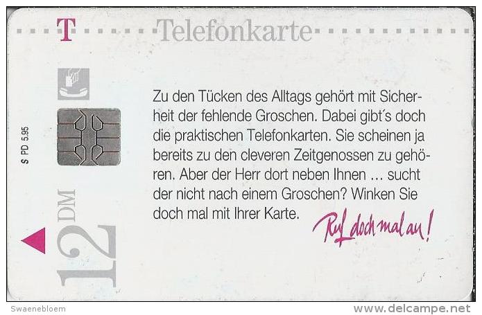 Telefoonkaart.- Duitsland. Telefonkarte 12 DM. Verschuchen Sie Das Mal Mit 129 Groschen. Clown. - P & PD-Reeksen : Loket Van D. Telekom