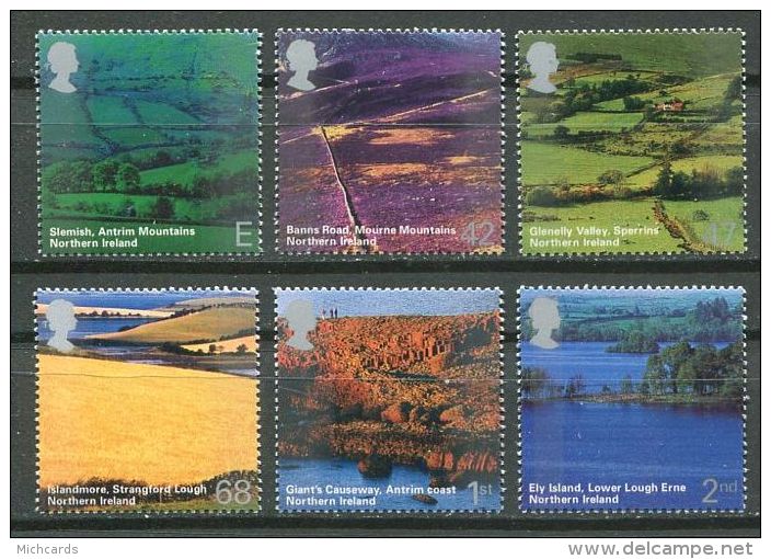 135 GRANDE BRETAGNE 2004 - Paysages Irlande Nord (Yvert 2533/38) Neuf ** (MNH) Sans Trace De Charniere - Neufs