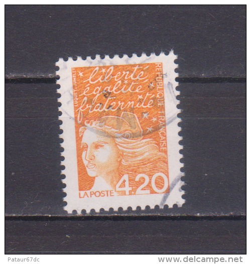 FRANCE / 1997 / Y&T N° 3094 : Luquet 4F20 Orange Foncé (avec PHO) - Choisi - Cachet Rond - Oblitérés