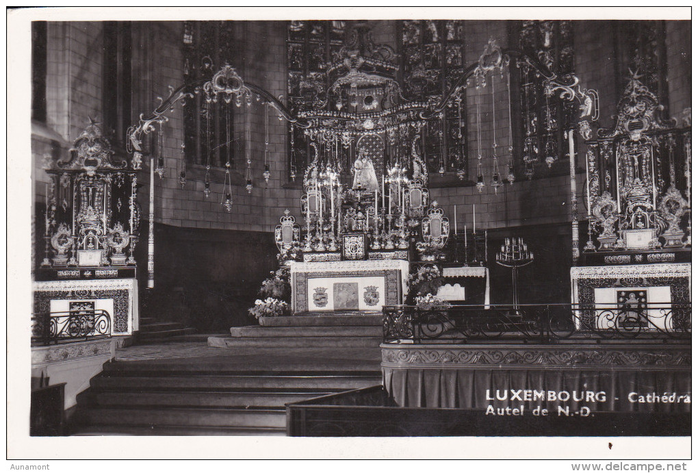 Luxemburgo--1955--Catredrale, Aut El De N.D. - Luxemburgo - Ciudad