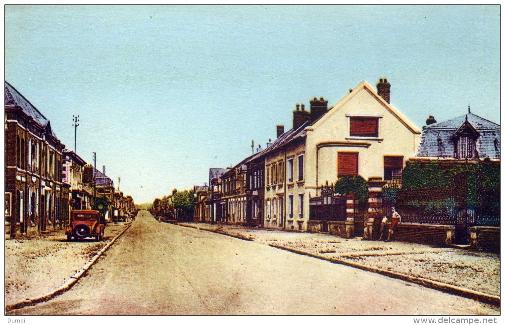 SAINTE GENEVIEVE  (Oise)  -  Route Nationale Vers Beauvais - Sainte-Geneviève