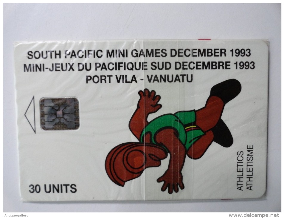 RARE : ATHLETICS  SOUTH PACIFIC MINI GAMES DECEMBER 1993 (MINT CARD WITH BLISTER) - Vanuatu