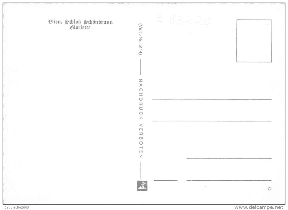 B83220 Schloss Schonbrununn  Wien Austria - Schloss Schönbrunn