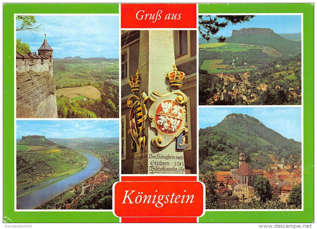 B83285 Konigstein Kr  Pirna Staatlich Anerkannter Erholungsort  Germany - Koenigstein