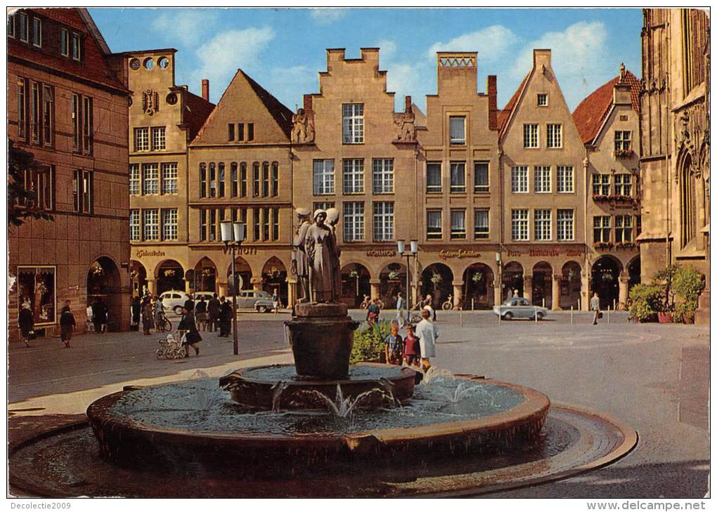 B83539 Munster I Westfl Am Lambertusbrunnen   Germany - Münster