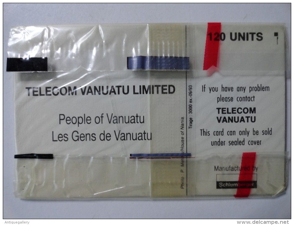 RARE : PEOPLE OF VANUATU 120 UNITS (MINT CARD WITH BLISTER) NR 00553 - Vanuatu