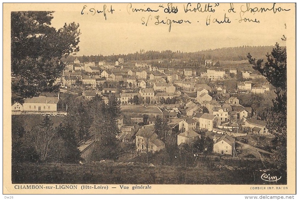 Le Chambon-sur-Lignon - Vue Générale - Carte CIM - Le Chambon-sur-Lignon