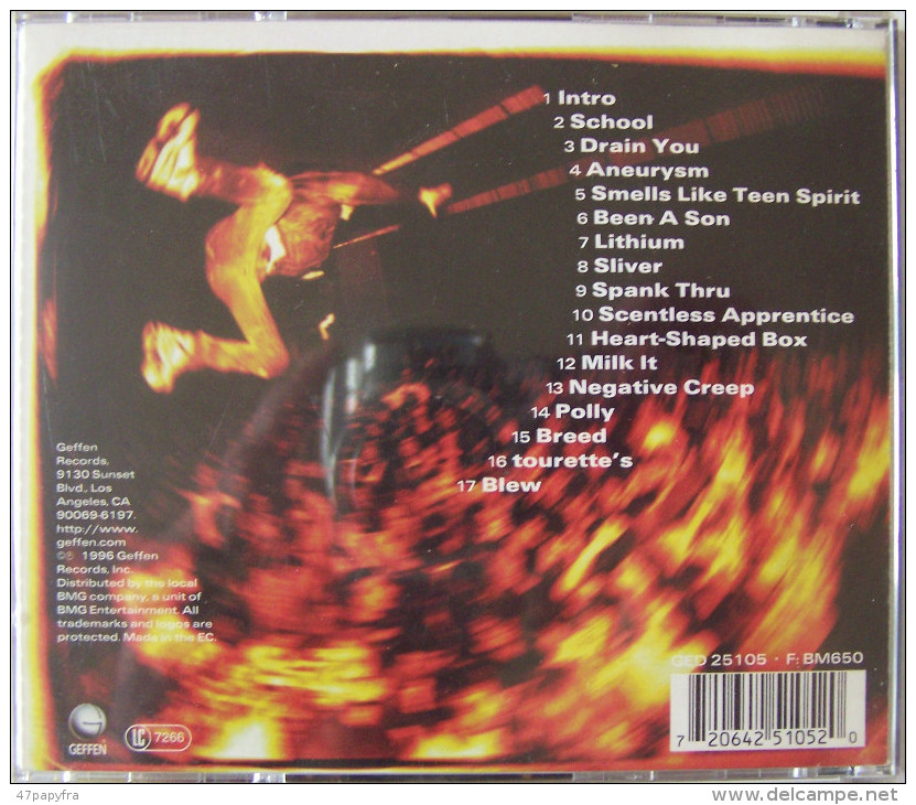 NIRVANA CD 17 Titres ROCK From The Muddy Banks Of The Wishkah School - Rock