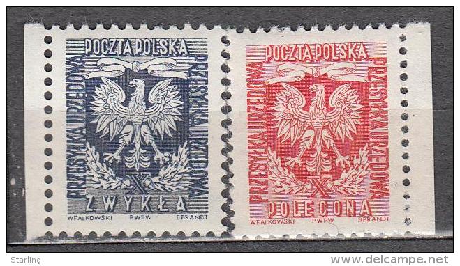 Poland 1954 Mi# 27-28 Officials MNH * *  1.5 - Service