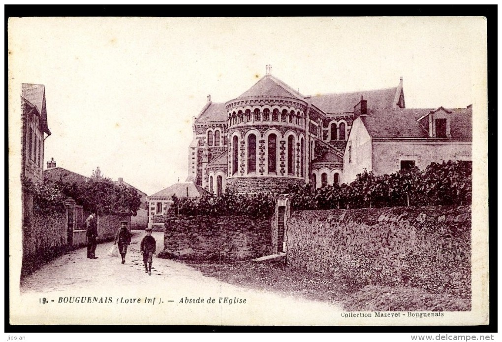 Cpa Du 44 Bouguenais Abside De L' église       AO51 - Bouguenais