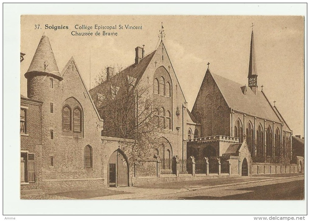 Soignies   *  Collège Episcopal St. Vincent - Chaussée De Braine - Soignies
