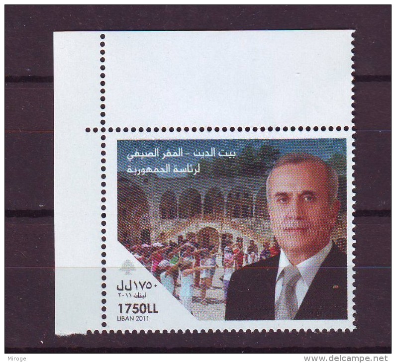 President Suleiman Beiteddine MNH Lebanon Stamp 2011, Timbre Liban - Lebanon