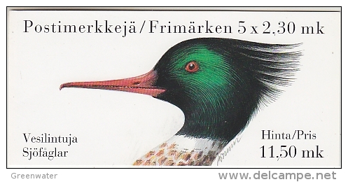 Finland 1993 Waterbirds / Ducks Booklet ** Mnh (18150) - Carnets