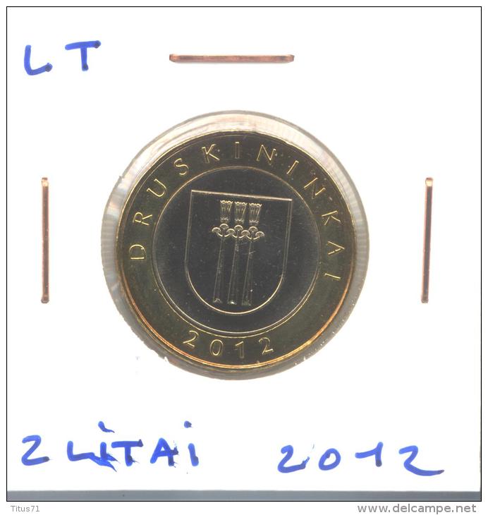 2 Litai 2012 Lituanie / Lithuania "Druskinkai" UNC / Non Circulated - Lituanie