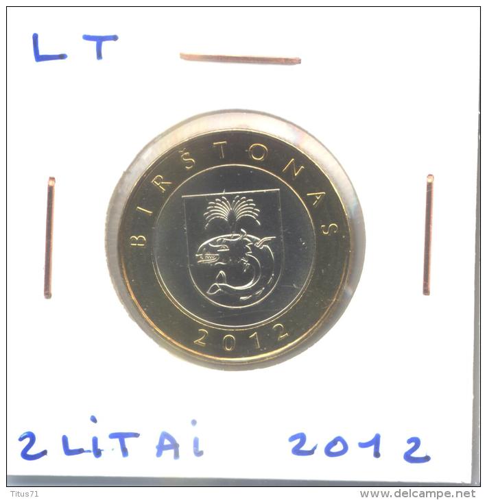 2 Litai 2012 Lituanie / Lithuania "Birstonas" UNC / Non Circulated - Lithuania