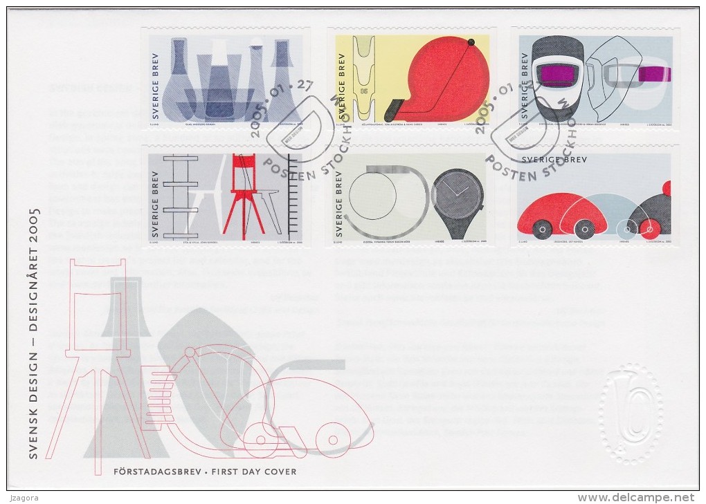 ART - SWEDISH DESIGN - SWEDEN 2005 - FDC COVER - Kostüme