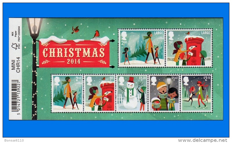 GB 2014-0048, Christmas, MNH M/S - Blocks & Miniature Sheets