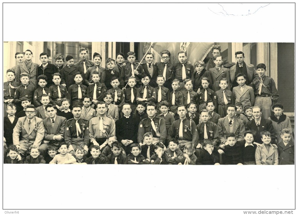 PHOTO PANORAMIQUE (M1414) SCOUT D'ATH ? (1 Vue) Dimensions 51 Cm X 17.5 Cm Année 50/60 ? - Other & Unclassified