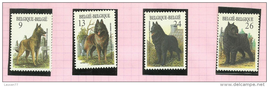 Belgique N°2213 à 2216 Neufs Côte 6.50 Euros - Nuevos