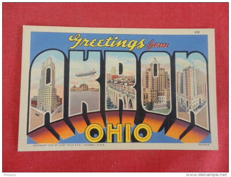 Ohio> Akron    Greetings  -ref 1598 - Akron