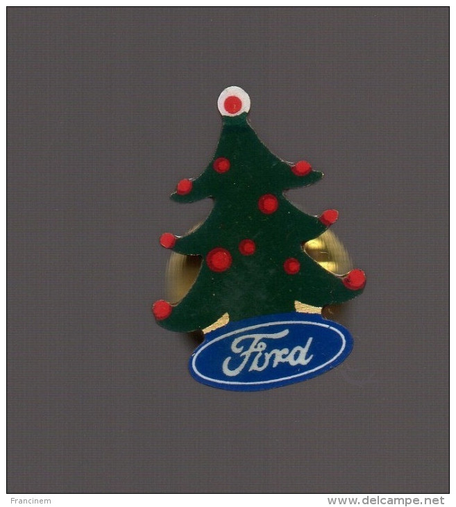 Pin's Voiture / Ford (noel - Sapin) - Ford