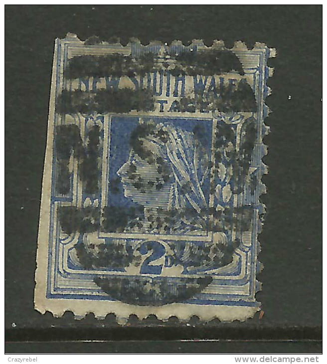 NEW SOUTH WALES 1897 - 99 QV 2d Blue Stamp  (C118 ) - Usados