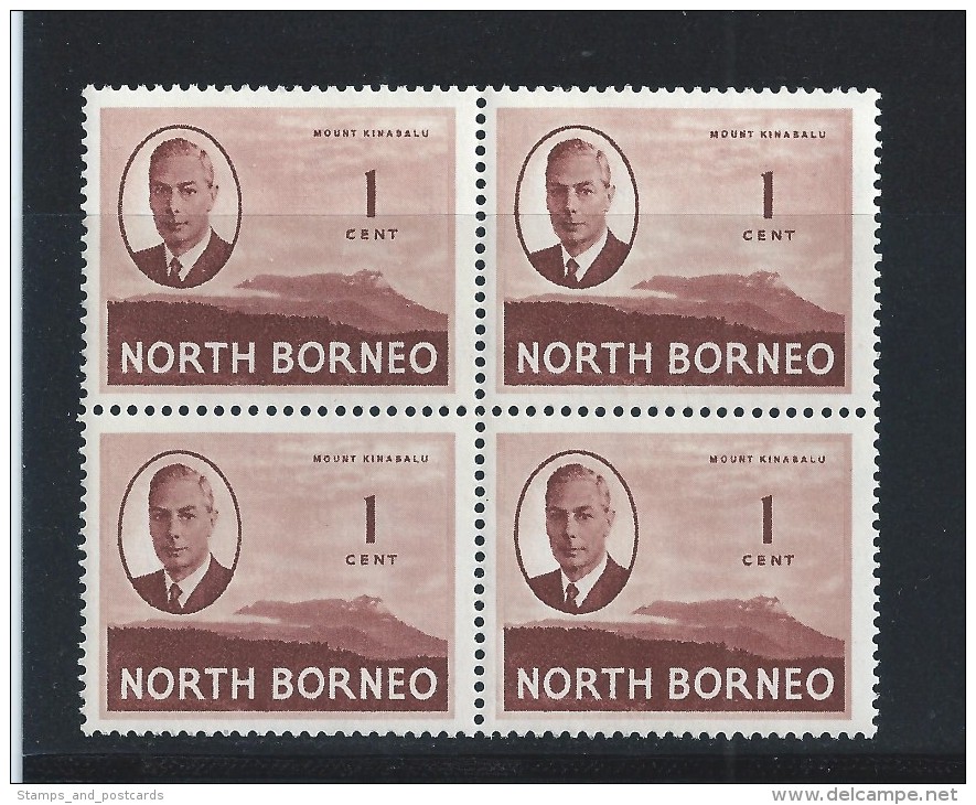 NORTH BORNEO SC 244 X 4  MNH 1. - Bornéo Du Nord (...-1963)