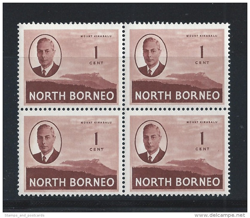 NORTH BORNEO SC 244 X 4  MNH 2. - Nordborneo (...-1963)