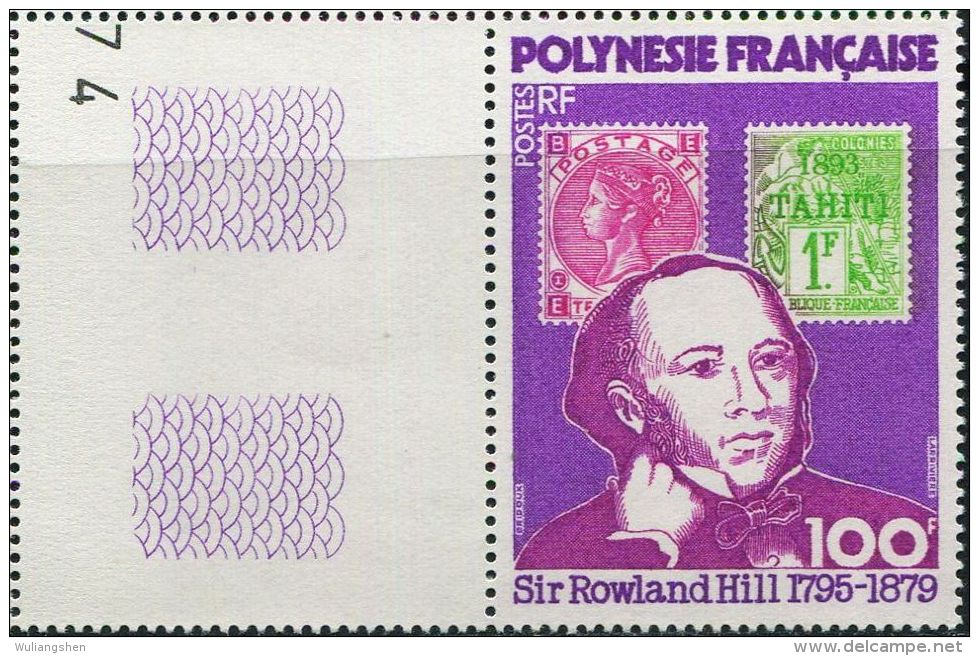 FN1272 Polynesia 1979 Votes In The Vote And Rowland Hill 1v MNH - Ungebraucht