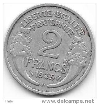 FRANCE 1945 - 2 Francs - Andere & Zonder Classificatie
