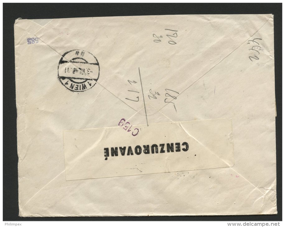 SLOVAKIA, AIRPOST COVER 1943 FROM Stubnanskie Teplice TO PRATTELN SWITZERLAND - Brieven En Documenten