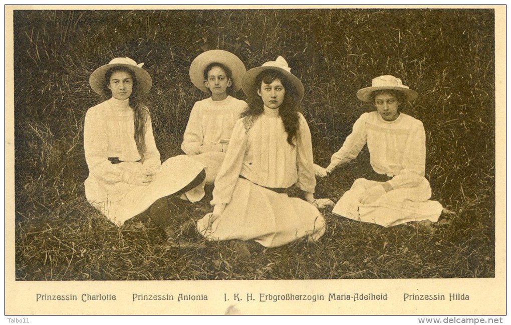 Prinzessin Charlotte ,Antonia Maria Adelheid, Hilda - Grossherzogliche Familie