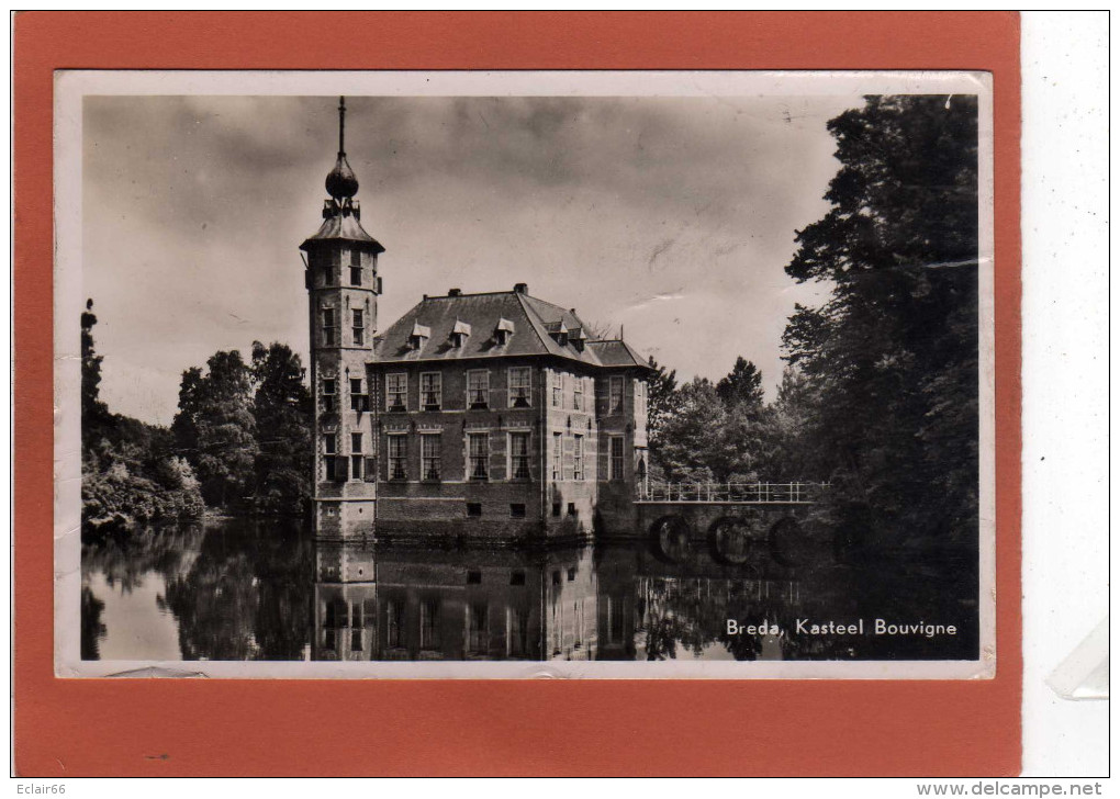 Breda - Kasteel Bouvigne  CPsm    Année 1951 - Breda