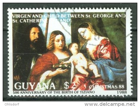 GUYANA 1988: YT 2050W, O - FREE SHIPPING ABOVE 10 EURO - Guyane (1966-...)