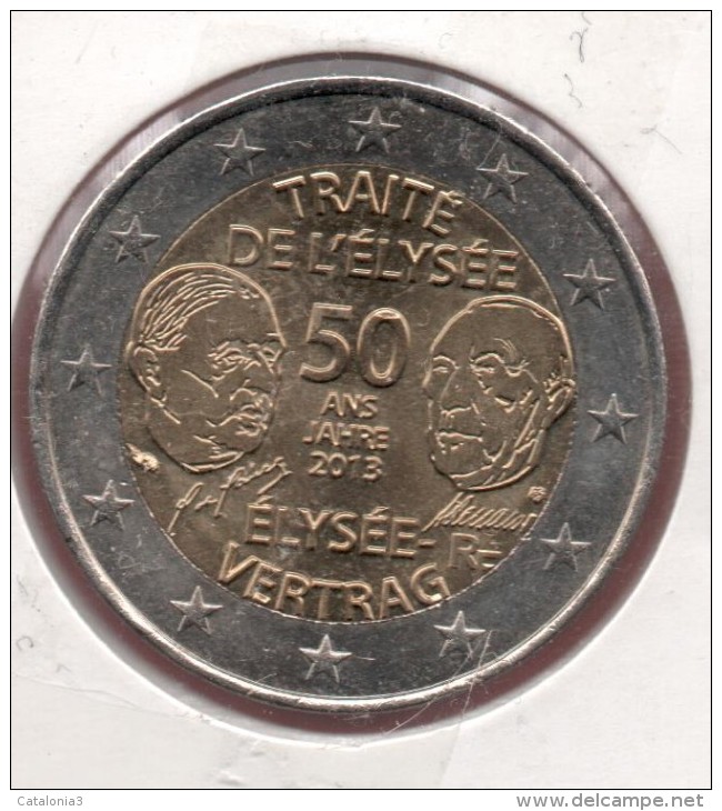 FRANCIA - 2 Euros 2013 - TRATADO ELYSEO - Collections