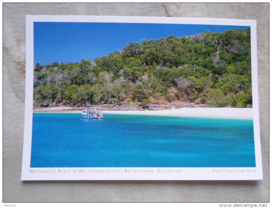 Australia - Whitehaven Beach  -Whitsunday Islands    -Queensland  -  German  Postcard    D121094 - Cairns